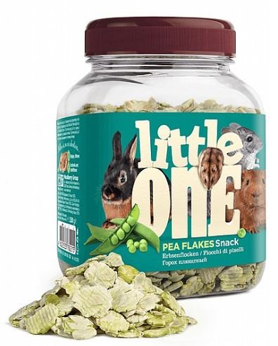 ליטל וואן חטיף חטיף פתיתי אפונה למכרסמים 230 גרם